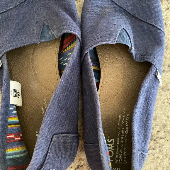 Blue Toms Loafer slip on shoes size 9 - Picture 7 of 8